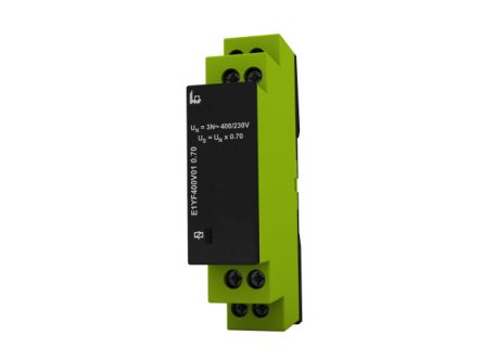 Voltage Monitoring Relay, 1, 3 Phase, SPDT, 400V ac, DIN Rail [E1YF400V01 0.70]; 658-311