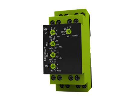 Current Monitoring Relay, 1 Phase, DPDT, 230V ac, DIN Rail [E3IM10AL20 230V AC]; 658-313