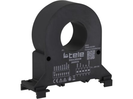 SensAct Series Solid Core Current Transformer, 0 → 300A Input, 0 → 300A, 12 → 30 V dc [S9IA300AM]; 658-352