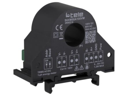 Current Monitoring Relay, 1 Phase, 800V ac, DIN Rail [S6XM50A100VM]; 658-357