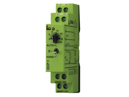 Octo Series Coupling Relay, DIN Rail Mount, 24V Coil, SPDT, 1-Pole, 2A Load [OCP1 24VAC/DC]; 658-367