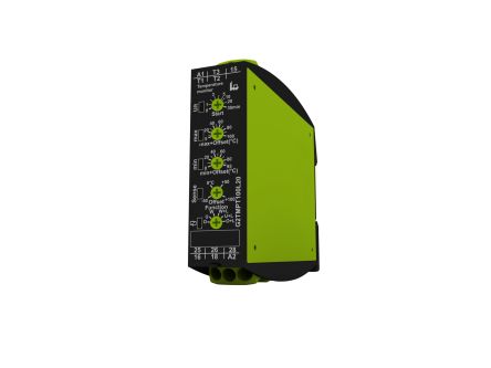 Temperature Monitoring Relay, 1 Phase, DPDT, 24 → 240V ac/dc, DIN Rail [G2TMPT100L20 24-240VAC/DC]; 658-373