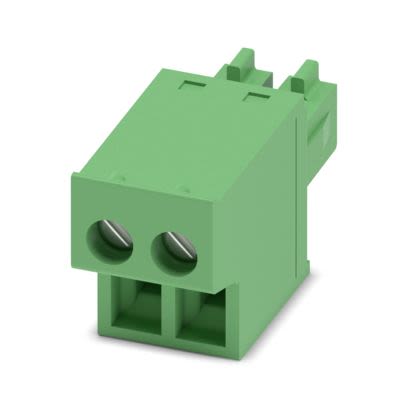 Phoenix Contact FRONT-MC 1 Series PCB Connector, 2-Contact, 3.81mm Pitch, PCB Mount, 1-Row, Screw Termination [1850660]; 658-476