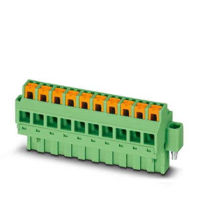 Phoenix Contact 1861645 Series PCB Terminal Block, 20-Contact, 5.08mm Pitch, Push-In, 1-Row, Socket Termination [1861645]; 658-481