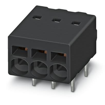 Phoenix Contact PTSM Series PCB Terminal Block, 5-Contact, 2.5mm Pitch, Wave Soldering, 1-Row, Push In Spring [1770911]; 658-495