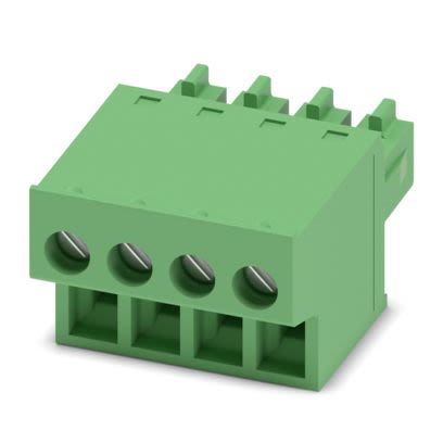 Phoenix Contact FRONT-MC 1 Series PCB Connector, 4-Contact, 3.81mm Pitch, PCB Mount, 1-Row, Screw Termination [1850686]; 658-534