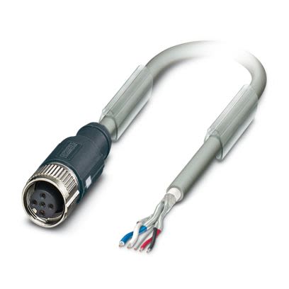 Phoenix Contact SAC Series Bus Cable, 5 Cores, 0.25 mm², 24, 2.5m, Shielded Shield, Data Transfer Cable Cable [1421967]; 658-545