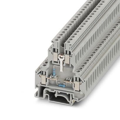 Phoenix Contact 2941662 2941662 Series Grey, 2.5mm², 2-Level, Screw Termination [2941662]; 658-624