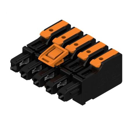 Weidmüller, 7.5mm Pitch, OMNIMATE 4.0, 5 Way, , Pluggable Terminal Block, Hybrid Header, PCB Mount, Snap In [8000078356]; 658-763