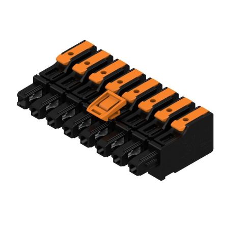 Weidmüller, 7.5mm Pitch, OMNIMATE 4.0, 8 Way, , Pluggable Terminal Block, Hybrid Header, PCB Mount, Snap In [8000078359]; 658-770