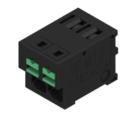 Weidmüller OMNIMATE4.0 Series PCB Terminal, 2-Contact, 5mm Pitch, PCB Mount, 1-Row, Snap In Termination [2913600000]; 658-785