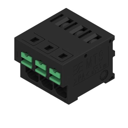 Weidmüller OMNIMATE4.0 Series PCB Terminal, 3-Contact, 5mm Pitch, PCB Mount, 1-Row, Snap In Termination [2913610000]; 658-787