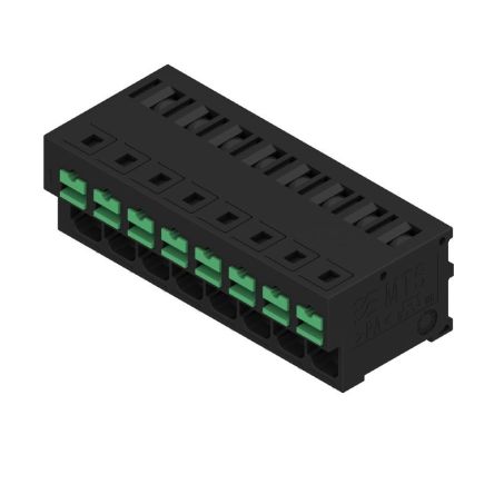 Weidmüller OMNIMATE4.0 Series PCB Terminal, 8-Contact, 5mm Pitch, PCB Mount, 1-Row, Snap In Termination [2913660000]; 658-799