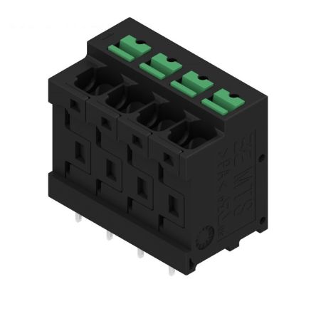 Weidmüller OMNIMATE4.0 Series PCB Terminal, 4-Contact, 5mm Pitch, PCB Mount, 1-Row, Snap In Termination [2913730000]; 658-813