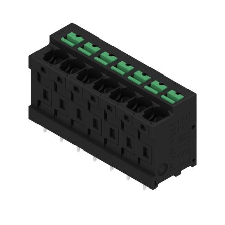 Weidmüller OMNIMATE4.0 Series PCB Terminal, 7-Contact, 5mm Pitch, PCB Mount, 1-Row, Snap In Termination [2913760000]; 658-820