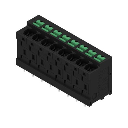 Weidmüller OMNIMATE4.0 Series PCB Terminal, 8-Contact, 5mm Pitch, PCB Mount, 1-Row, Snap In Termination [2913770000]; 658-822