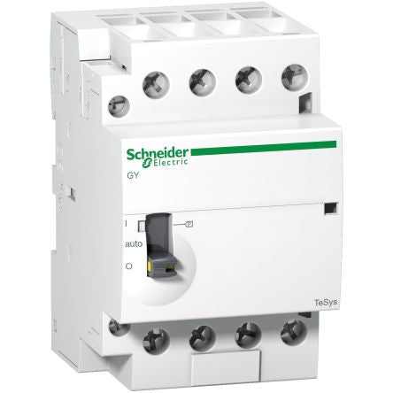 TeSys GY63 Contactor, 240 V Coil, 4-Pole, 63 A, 8, 240 V [GY6340M5]; 658-891