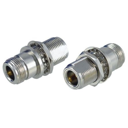 L-Com Straight Coaxial Adapter N Socket to N Socket 1GHz [AXA-NFNFB2]; 664-124