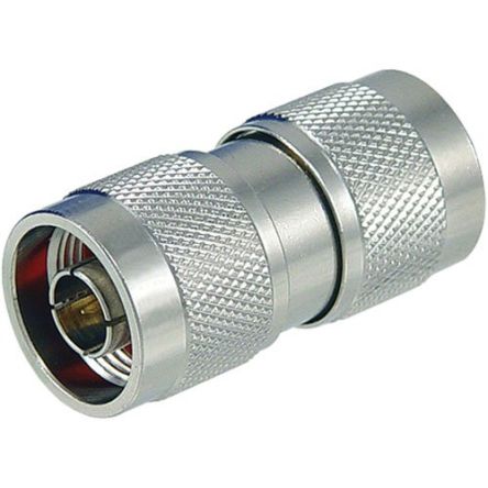 L-Com Straight Coaxial Adapter N Plug to N Plug [AXA-NMNM]; 664-127