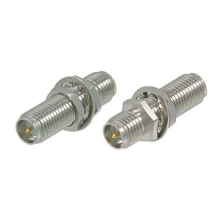 L-Com Straight Coaxial Adapter SMA Jack to SMA Jack 1GHz [AXA-RSJRSJB]; 664-128