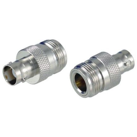 L-Com Straight Coaxial Adapter BNC Socket to N Socket 1GHz [AXA-NFBF]; 664-130