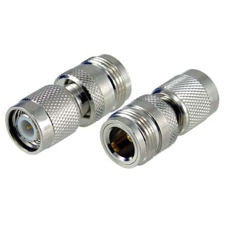 L-Com Straight Coaxial Adapter TNC Plug to N Socket 11GHz [AXA-NFTM]; 664-132