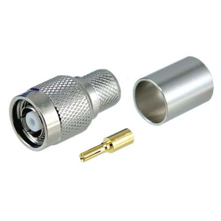 L-Com ART Series, Plug Cable Mount TNC Connector, Crimp Termination, Straight Body [ARTP-1404]; 664-166