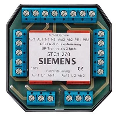 Siemens Blind Control Switch,8A, DELTA Series [5TC1270]; 664-408