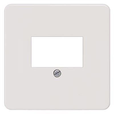 Siemens White 1 Gang Cover Plate Thermoplastic Faceplate & Mounting Plate [5TG1800-2]; 664-420
