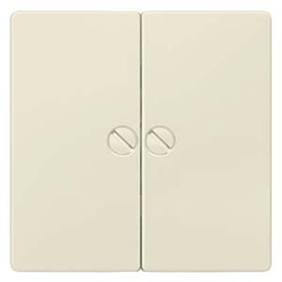 Siemens White Rocker Switch, 2 Way, 2 Gang, DELTA [5TG6295]; 664-431