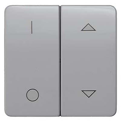 Siemens Grey Rocker Switch, 2 Way, 2 Gang, DELTA [5TG7933]; 664-434