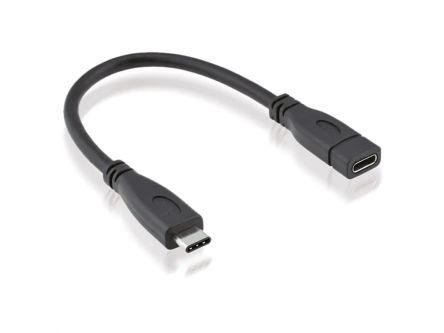 Roline USB 3.2, Male USB C to Female USB C, 150mm [11.02.9015-10]; 664-789