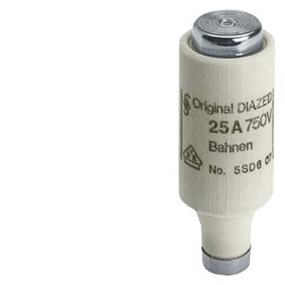 Siemens 6A DIII Bottle Fuse, gG, 750V [5SD603]; 665-083