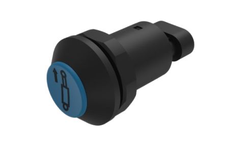EAO Series 09 Series Push Button Switch, Momentary, Panel Mount, 30mm Cutout, 1 NO, 12 → 48V dc, IP67 [09-RS.1101.6100.M002]; 665-214