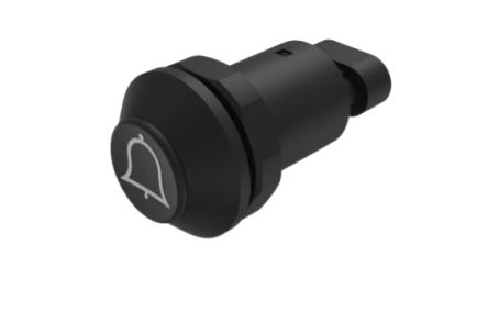 EAO Series 09 Series Push Button Switch, Momentary, Panel Mount, 30mm Cutout, 1 NO, 12 → 48V dc, IP67 [09-RS.1101.0900.M005]; 665-217