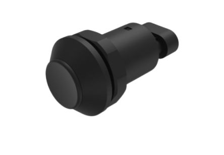 EAO Series 09 Series Push Button Switch, Momentary, Panel Mount, 30mm Cutout, 1 NO, 12 → 48V dc, IP67 [09-RS.1101.0000.M000]; 665-218