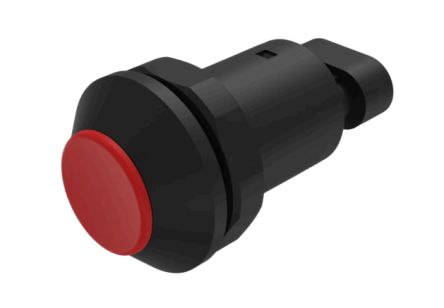 EAO Series 09 Series Push Button Switch, Momentary, Panel Mount, 30mm Cutout, 1 NO, 12 → 48V dc, IP67 [09-RS.1101.2000.M000]; 665-223
