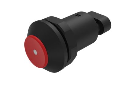 EAO Series 09 Series Illuminated Push Button Switch, Momentary, Panel Mount, 30mm Cutout, 1 NO, Red LED, 24V dc, IP67 [09-RS.1203.2022.M000]; 665-229
