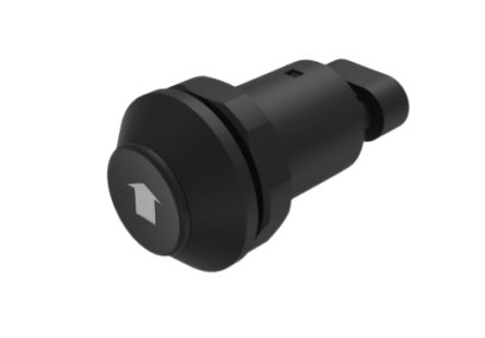 EAO Series 09 Series Push Button Switch, Momentary, Panel Mount, 30mm Cutout, 1 NO, 12 → 48V dc, IP67 [09-RS.1101.0900.M006]; 665-230