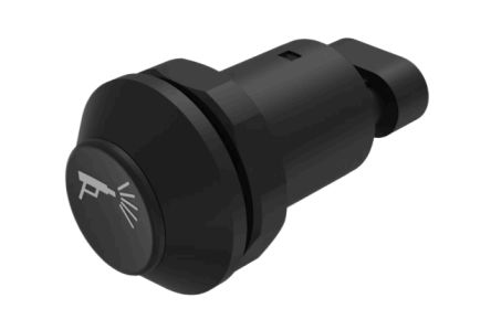 EAO Series 09 Series Push Button Switch, Momentary, Panel Mount, 30mm Cutout, 1 NO, 12 → 48V dc, IP67 [09-RS.1101.0900.M008]; 665-233