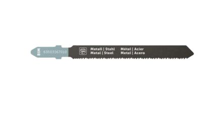 FEIN, 23 - 18 Teeth Per Inch Metal 90mm Cutting Length Jigsaw Blade, Pack of 5 [63503167010]; 665-251