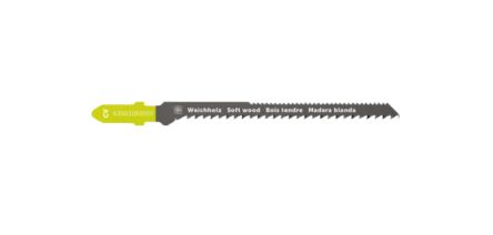 FEIN, 10 → 18 Teeth Per Inch Wood 100mm Cutting Length Jigsaw Blade, Pack of 5 [63503180010]; 665-265