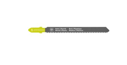 FEIN, 17 Teeth Per Inch Plastic 100mm Cutting Length Jigsaw Blade, Pack of 5 [63503184010]; 665-270