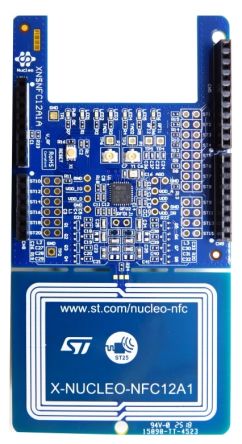 STMicroelectronics NFC Card Reader Expansion Board Based On ST25R300 For STM32 Nucleos Arduino Expansion Board [X-NUCLEO-NFC12A1]; 665-592