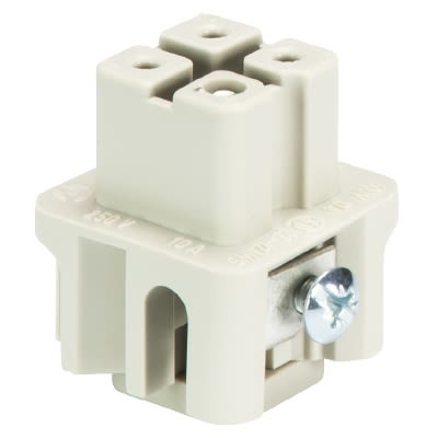 Wieland Insert, 10A, Female, 73 Series, 3 Contacts [73.300.0353.0]; 666-118