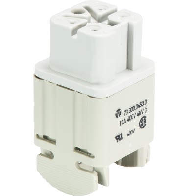 Wieland Insert, 10A, Female, 73 Series, 4 Contacts [73.300.0453.0]; 666-119