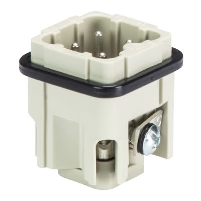 Wieland Male Insert, 10A, Male, 73 Series, 3 Contacts [73.310.0353.0]; 666-120