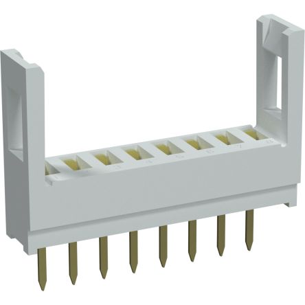 ZDAUTO M5S Series Straight PCB Mount PCB Socket, 8-Contact, 1-Row, PCB Termination [M5S-socket 8PIN]; 667-750