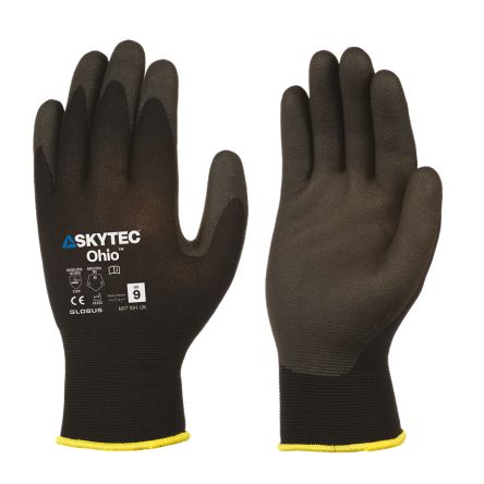 Skytec Radius EW151 Black, Grey Nylon Cold Environment, Wet Environment Work Gloves, Size Large, Latex, Natural Rubber [SKY053]; 671-297