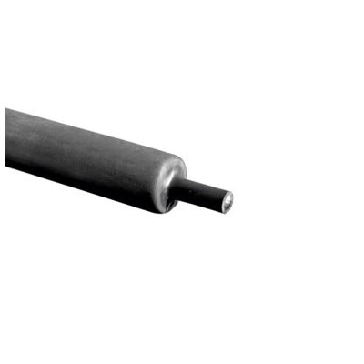RS PRO Adhesive Lined Halogen Free Heat Shrink Tube, Black 12 → 63mm Sleeve Dia. x 100mm Length 3:1, 4:1 Ratio [0]; 671-554